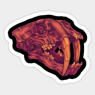 Sabre Tooth Tiger Sticker